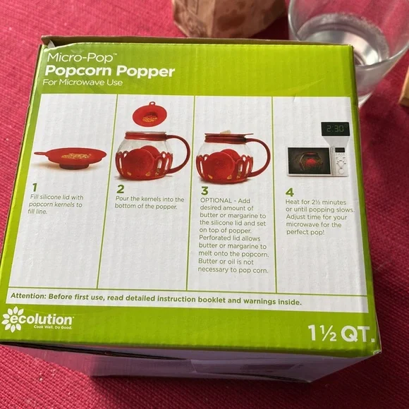 Ecolution microwave popcorn maker - Picture 2 of 3